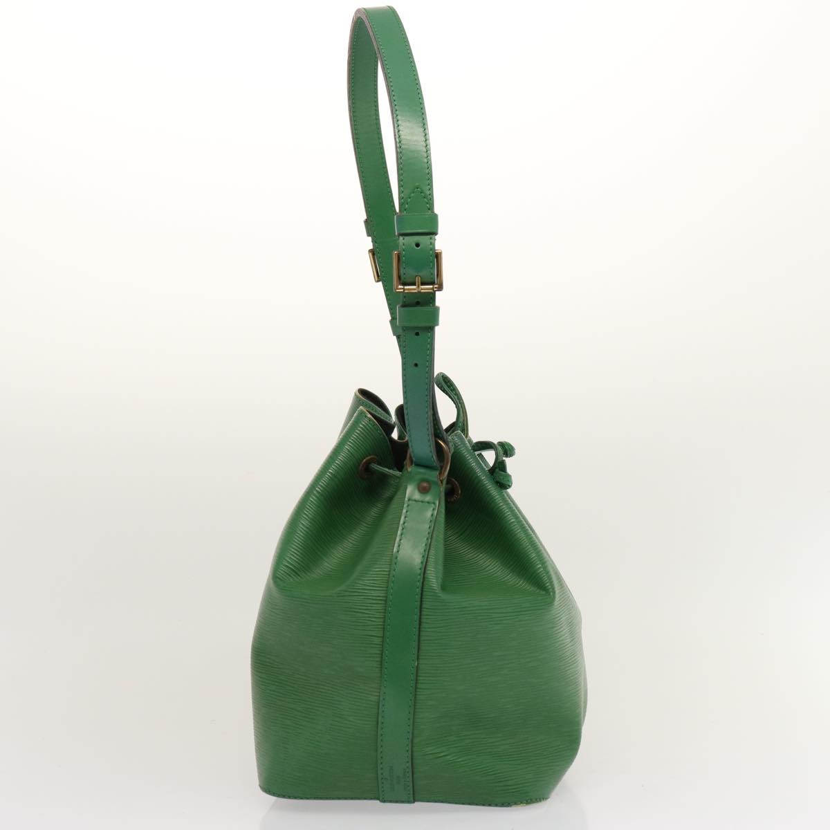 LOUIS VUITTON Epi Petit Noe Shoulder Bag Green M44104 LV Auth 70550