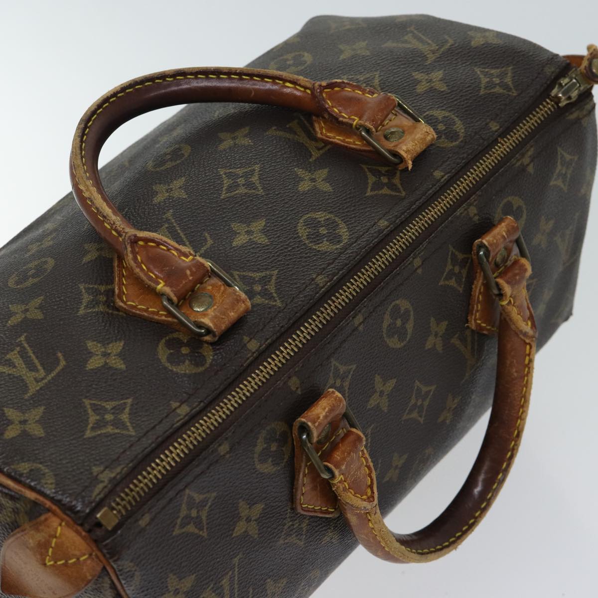 LOUIS VUITTON Monogram Speedy 30 Hand Bag M41526 LV Auth 70556