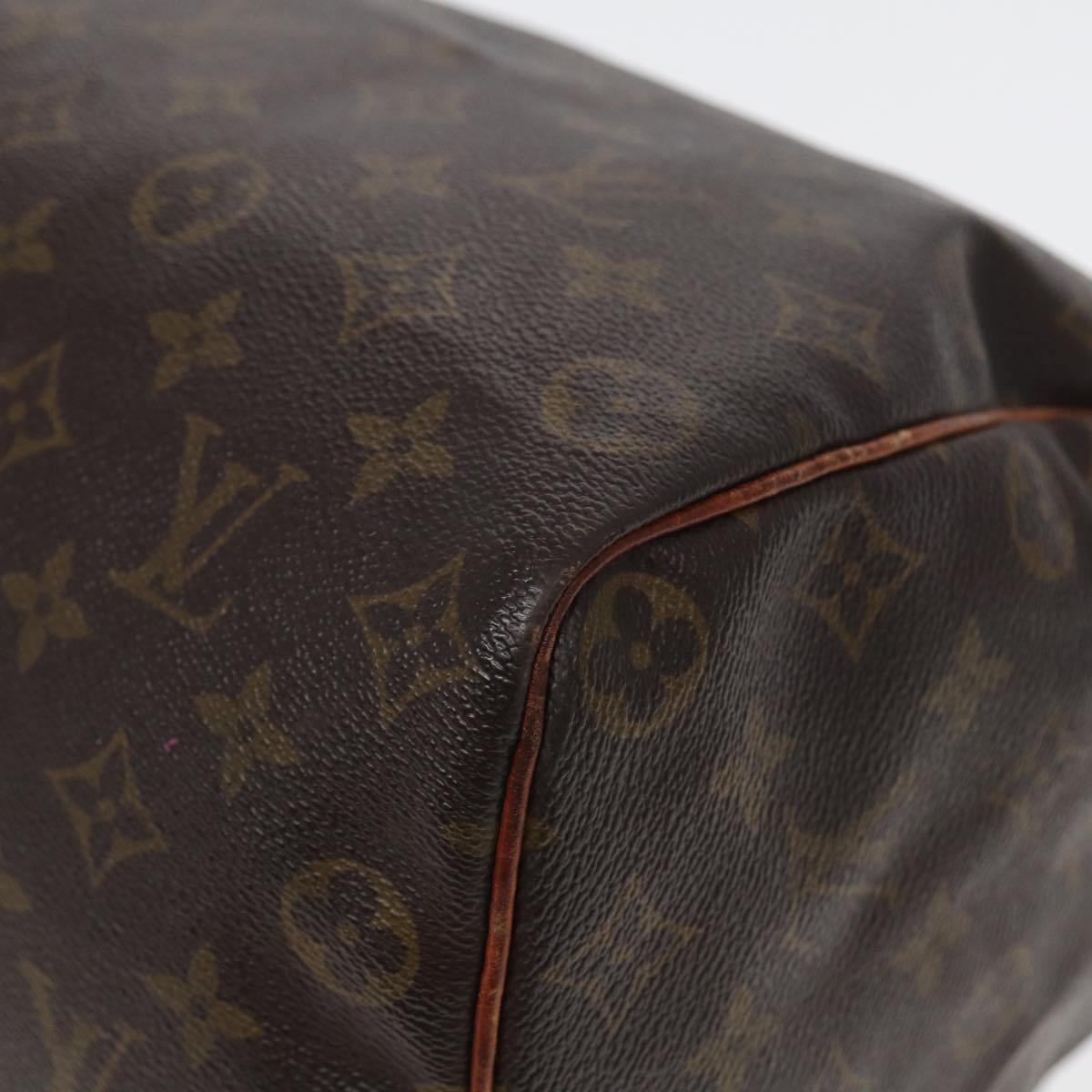 LOUIS VUITTON Monogram Speedy 35 Hand Bag M41524 LV Auth 70559