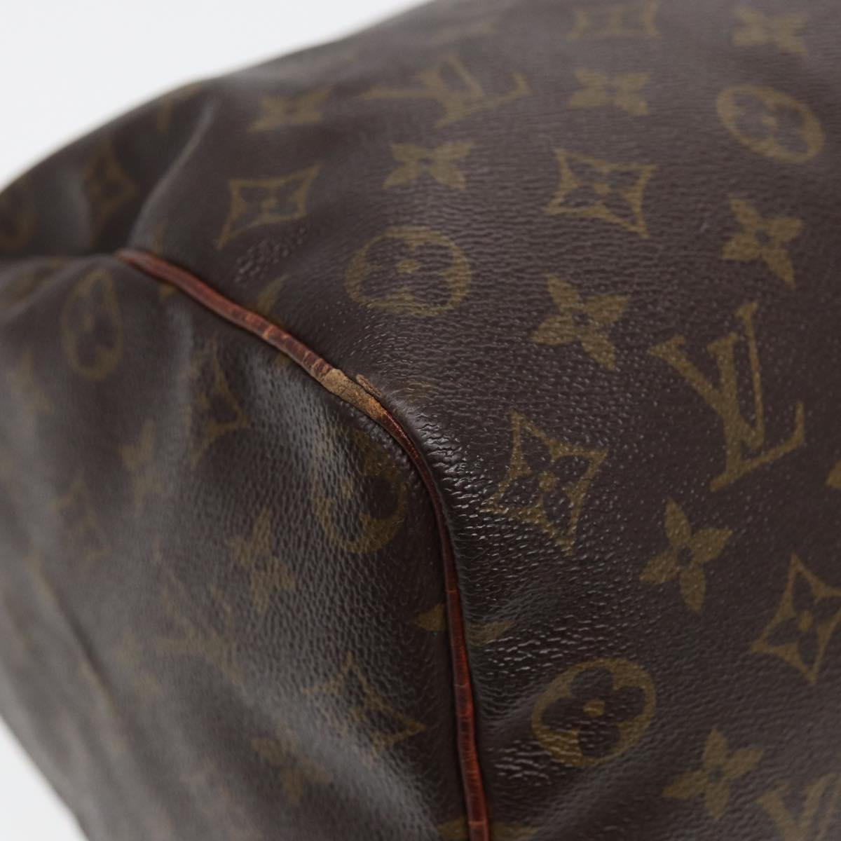 LOUIS VUITTON Monogram Speedy 35 Hand Bag M41524 LV Auth 70559