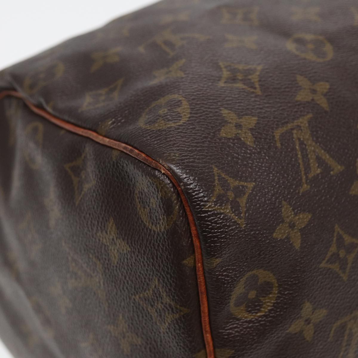 LOUIS VUITTON Monogram Speedy 35 Hand Bag M41524 LV Auth 70559