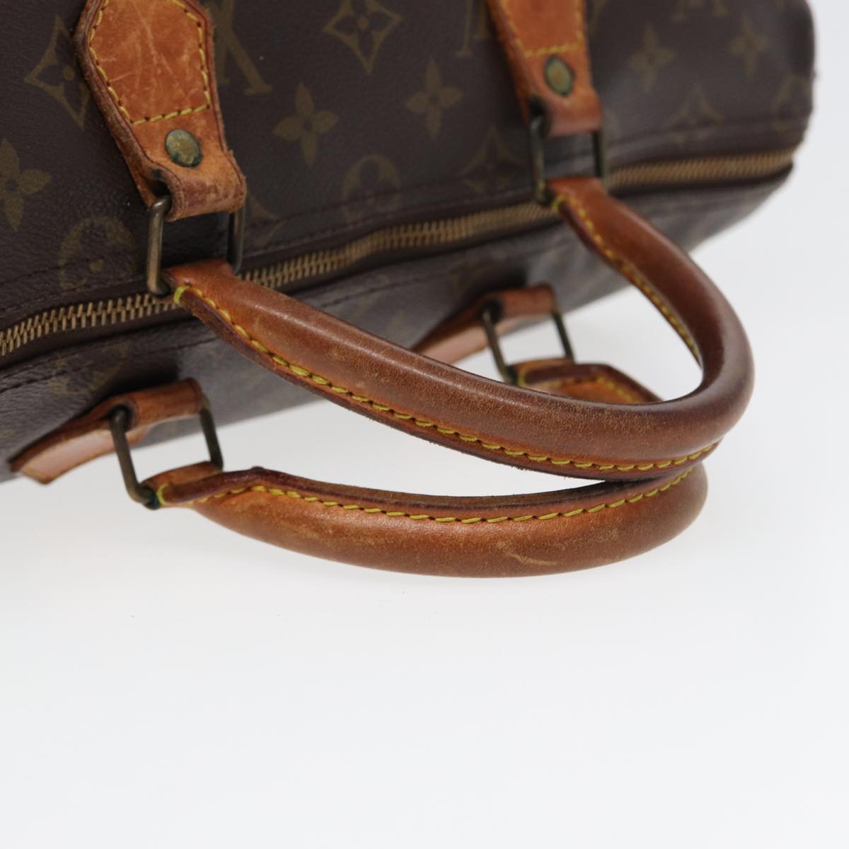 LOUIS VUITTON Monogram Speedy 35 Hand Bag M41524 LV Auth 70559