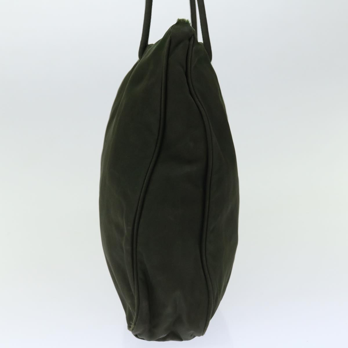 PRADA Tote Bag Nylon Khaki Auth 70586