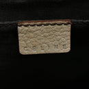 CELINE Hand Bag Leather Gray Auth 70597-19