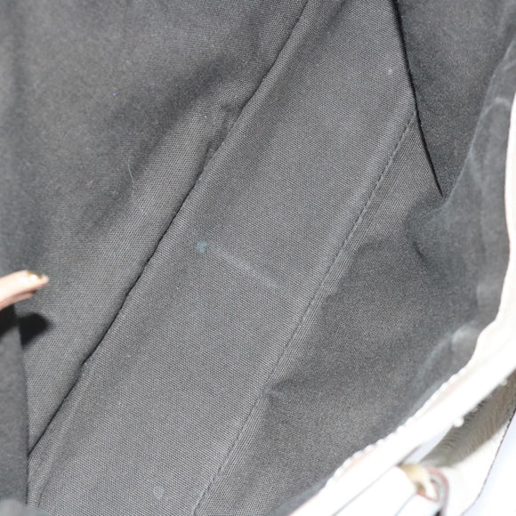 CELINE Hand Bag Leather Gray Auth 70597