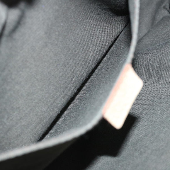 CELINE Hand Bag Leather Gray Auth 70597