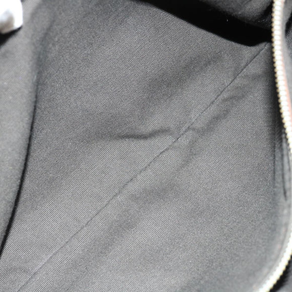 CELINE Hand Bag Leather Gray Auth 70597