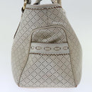 CELINE Hand Bag Leather Gray Auth 70597-4