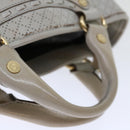 CELINE Hand Bag Leather Gray Auth 70597-7