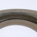 CELINE Hand Bag Leather Gray Auth 70597-8