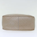 CELINE Hand Bag Leather Gray Auth 70597-5