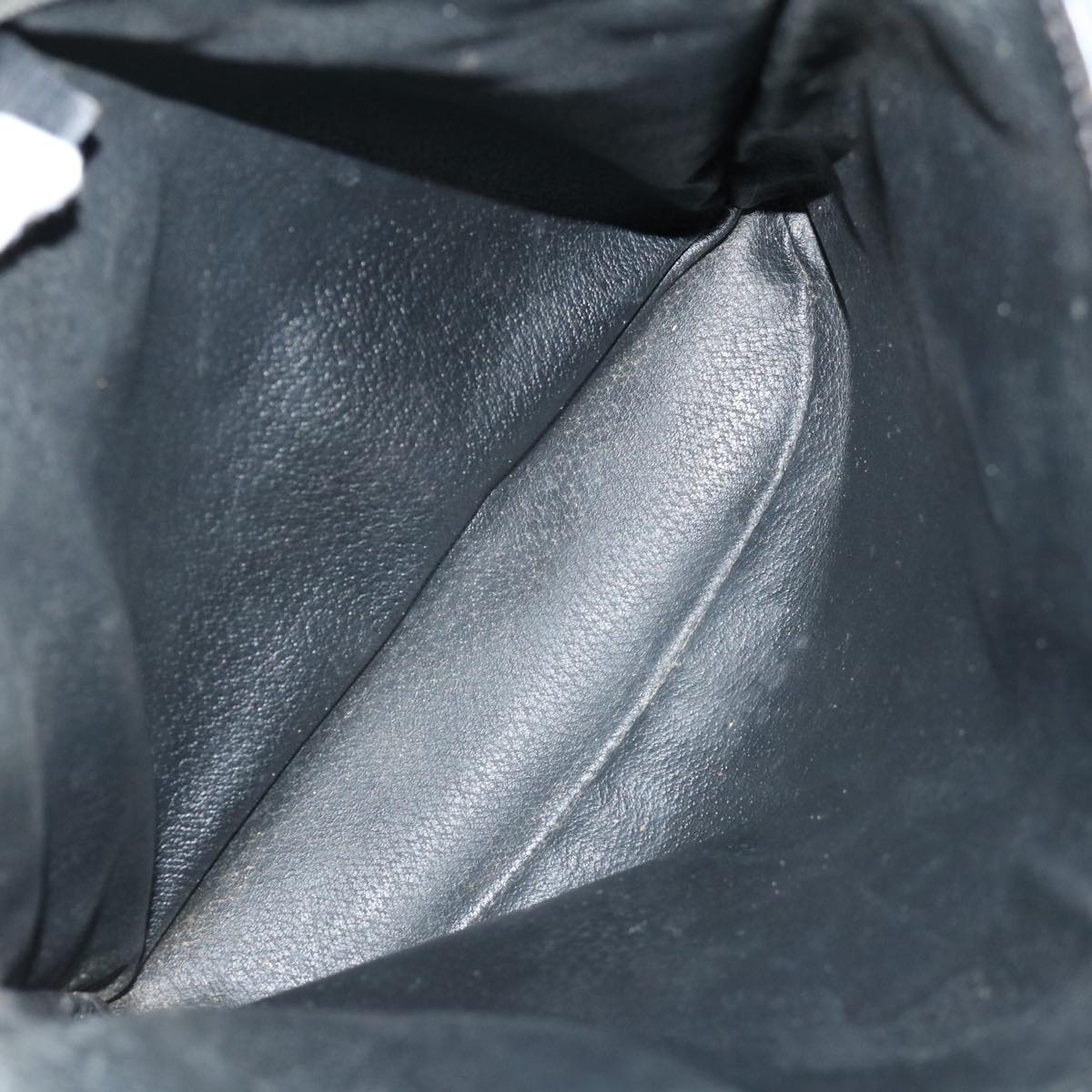 CELINE Macadam Canvas Tote Bag PVC Brown Black Auth 70630