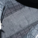 CELINE Macadam Canvas Tote Bag Enamel Silver Black Auth 70632-11