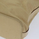 CELINE Shoulder Bag Canvas Beige Auth 70633-9