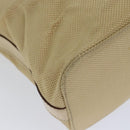 CELINE Shoulder Bag Canvas Beige Auth 70633-14