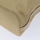 CELINE Shoulder Bag Canvas Beige Auth 70633-15