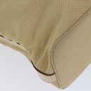 CELINE Shoulder Bag Canvas Beige Auth 70633-16