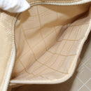 CELINE Shoulder Bag Canvas Beige Auth 70633-20