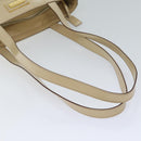 CELINE Shoulder Bag Canvas Beige Auth 70633-7