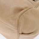 Chloe Etel Hand Bag Leather 2way Beige Auth 70646-16