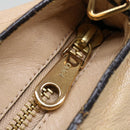 Chloe Etel Hand Bag Leather 2way Beige Auth 70646-19