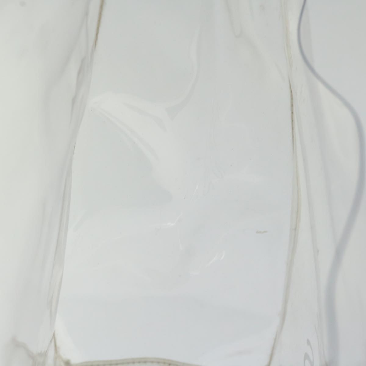 HERMES Vinyl Kelly Hand Bag Vinyl Clear Auth 70652