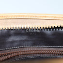 CELINE Macadam Canvas Clutch Bag Beige Auth 70658-9