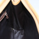 CELINE Macadam Canvas Clutch Bag Beige Auth 70658-17