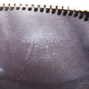 CELINE Macadam Canvas Clutch Bag Beige Auth 70658-12