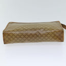 CELINE Macadam Canvas Clutch Bag Beige Auth 70658-6