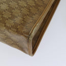 CELINE Macadam Canvas Clutch Bag Beige Auth 70658-7