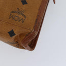 MCM Vicetos Logogram Clutch Bag PVC Leather White Auth 70659-14