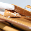 GUCCI Hand Bag Leather Brown Auth 70668-9