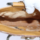 GUCCI Hand Bag Leather Brown Auth 70668-11