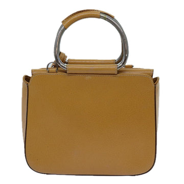 GUCCI Hand Bag Leather Brown Auth 70668 - 0