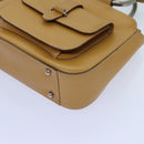 GUCCI Hand Bag Leather Brown Auth 70668-14