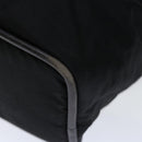 CELINE Hand Bag Nylon Black Auth 70673-15