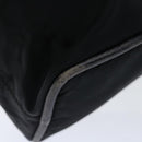 CELINE Hand Bag Nylon Black Auth 70673-9