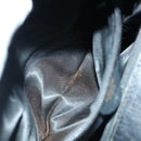 CELINE Hand Bag Nylon Black Auth 70673-20