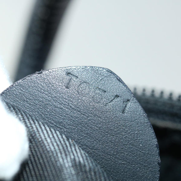 CELINE Hand Bag Nylon Black Auth 70673