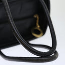 CELINE Hand Bag Nylon Black Auth 70673-7
