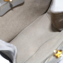 Salvatore Ferragamo Hand Bag Patent leather Gray Auth 70674-11