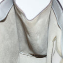 Salvatore Ferragamo Hand Bag Patent leather Gray Auth 70674-17