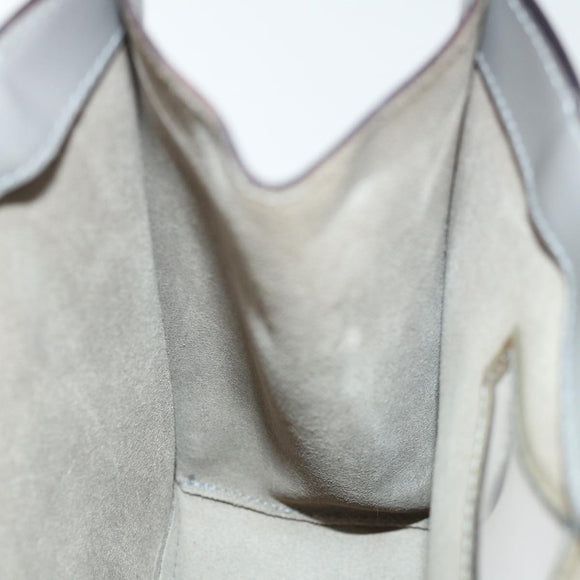 Salvatore Ferragamo Hand Bag Patent leather Gray Auth 70674