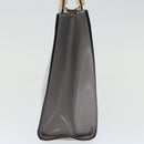 Salvatore Ferragamo Hand Bag Patent leather Gray Auth 70674-4