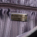 Salvatore Ferragamo Gancini Hand Bag Leather Purple Auth 70676-18