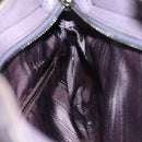 Salvatore Ferragamo Gancini Hand Bag Leather Purple Auth 70676-20