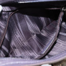 Salvatore Ferragamo Gancini Hand Bag Leather Purple Auth 70676-21