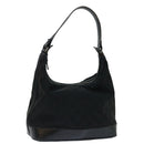 Salvatore Ferragamo Shoulder Bag Canvas Black Auth 70678-1