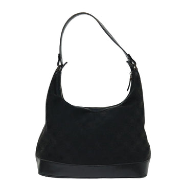 Salvatore Ferragamo Shoulder Bag Canvas Black Auth 70678 - 0